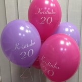 Balónky s reklamním potiskem 50 ks. Svatební balónky, narozeninové balónky i jiné balónky s potiskem dle Vašeho přání.